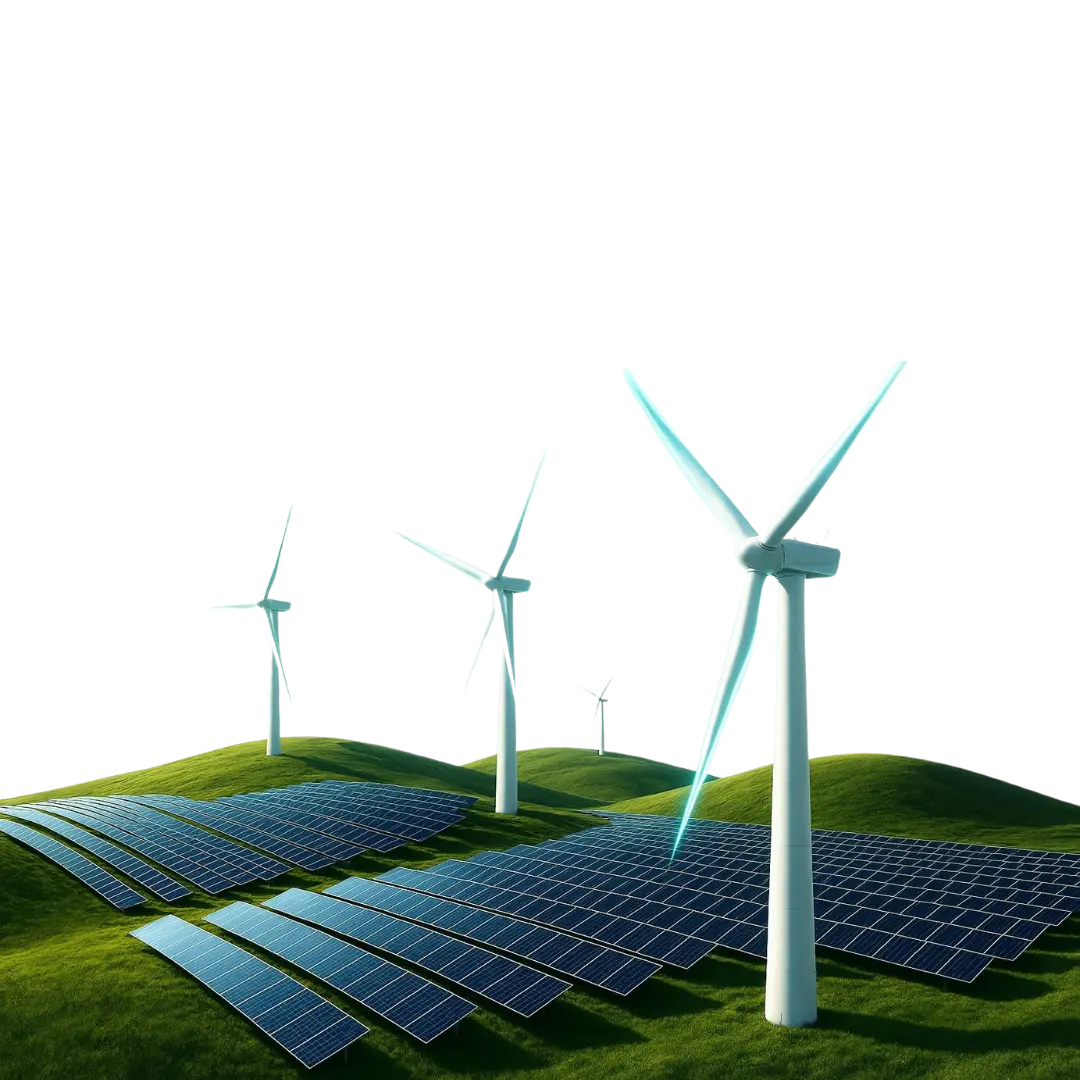 Construção Parque Eólico-Solar Híbrido